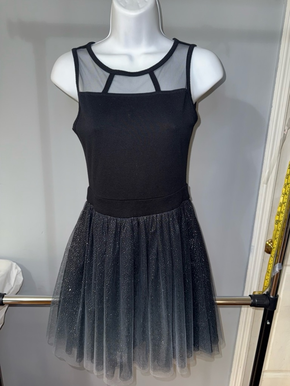 Epic Threads Black Sparkle Tulle Formal Dress size XL